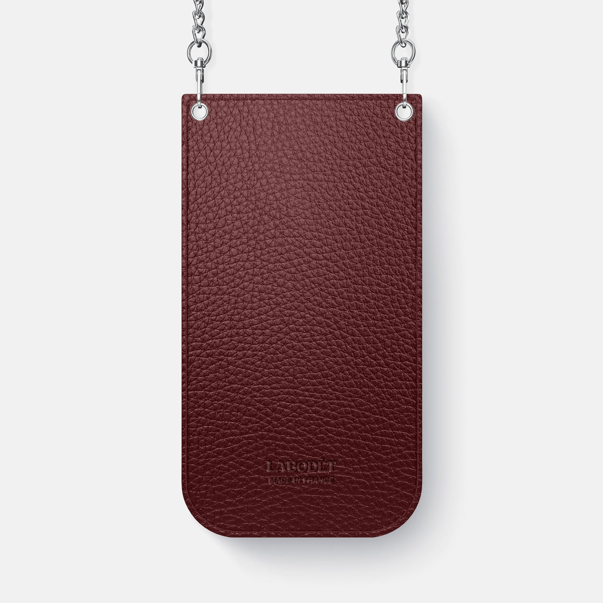 Crossbody Bag For iPhone 18 Pro Max In Calf -3 | Taupe-Steel
