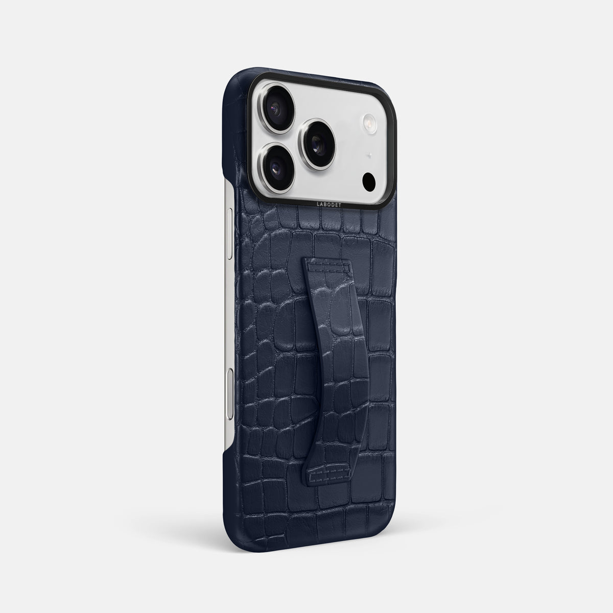 Finger Case For iPhone 17 Pro Max In Alligator -2 | Navy-Blue-Black