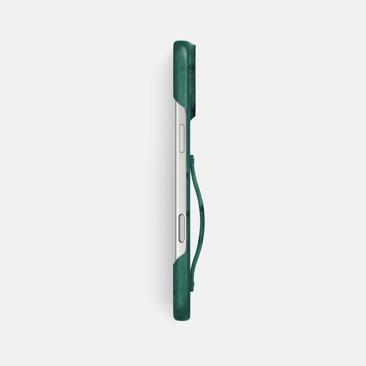 Finger Case For iPhone 18 Pro Max In Ostrich -3 | Forest-Green-Black