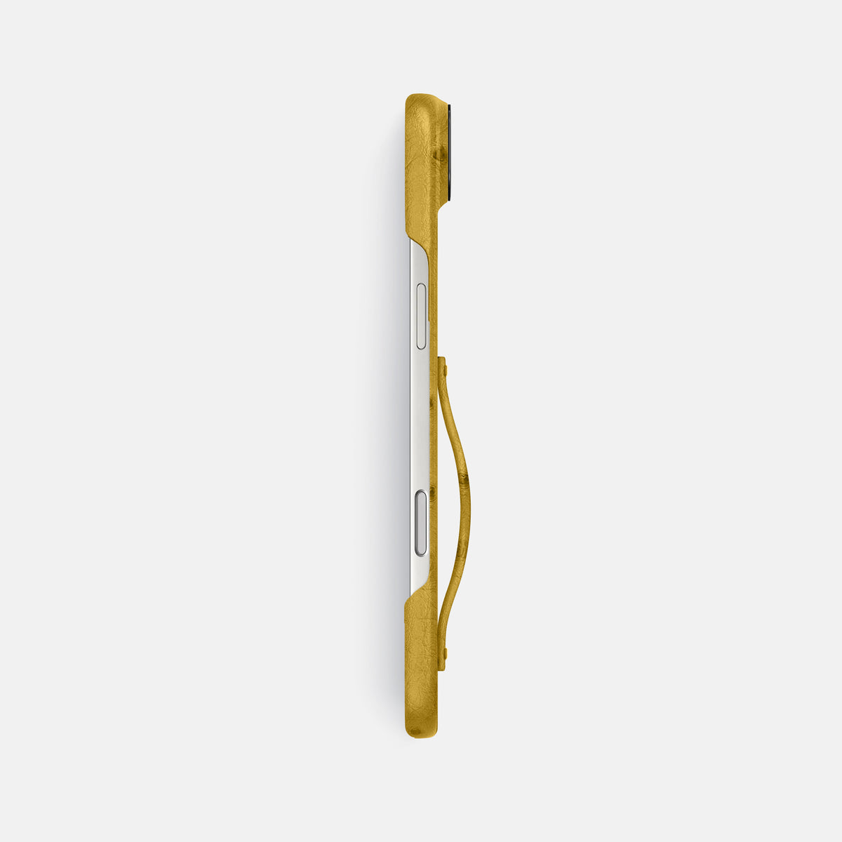 Finger Case For iPhone 17 Air In Ostrich -3 | Gold-Black