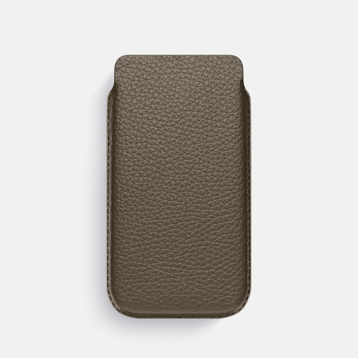 Pouch Case For iPhone 17 Pro In Calf -1 | Taupe