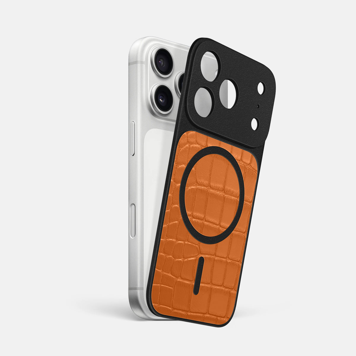 MagSafe Mask For iPhone 17 Pro Max In Alligator -1 | Orange