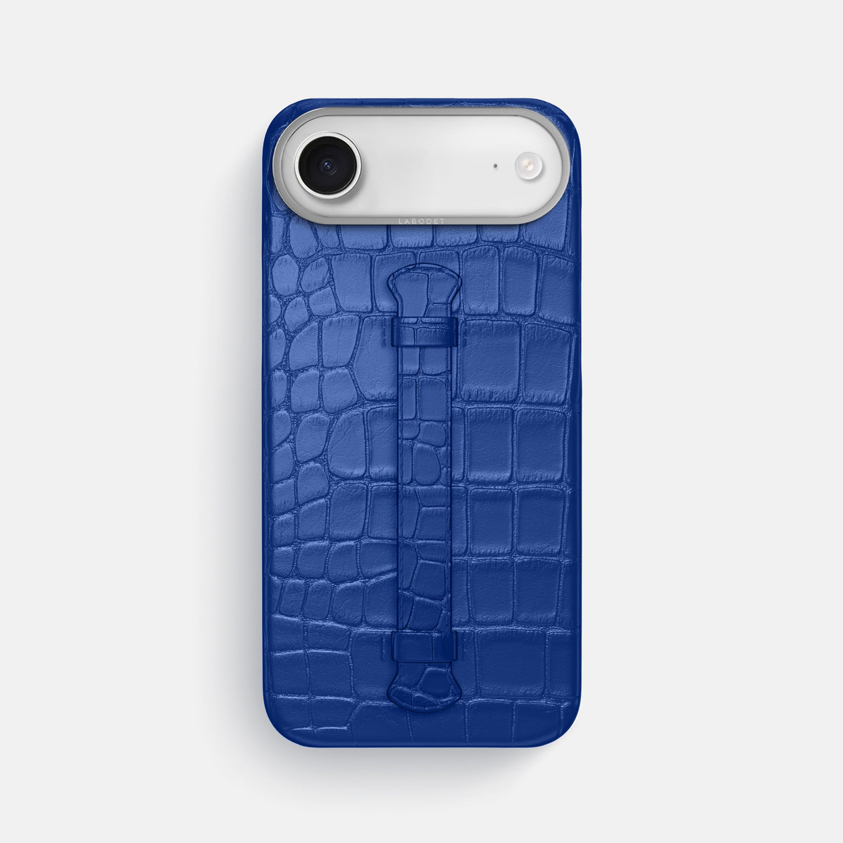 Center Handle For iPhone 17 Air In Alligator -1 | Royal-Blue-Steel