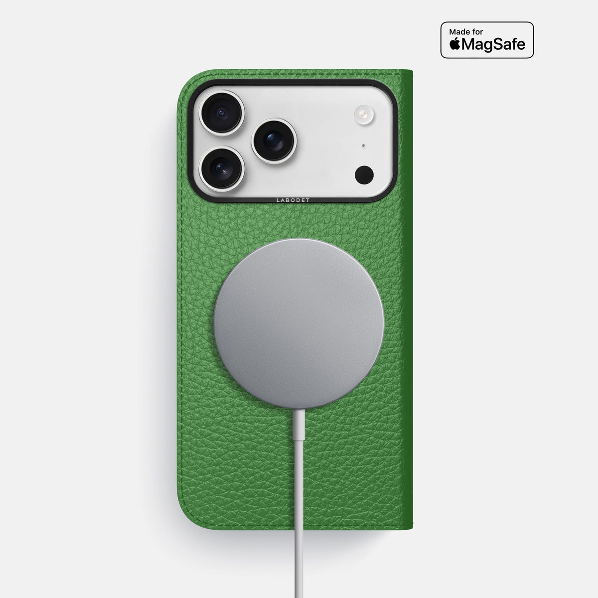 Folio Case For iPhone 18 Pro Max In Calf -3 | Herb-Black