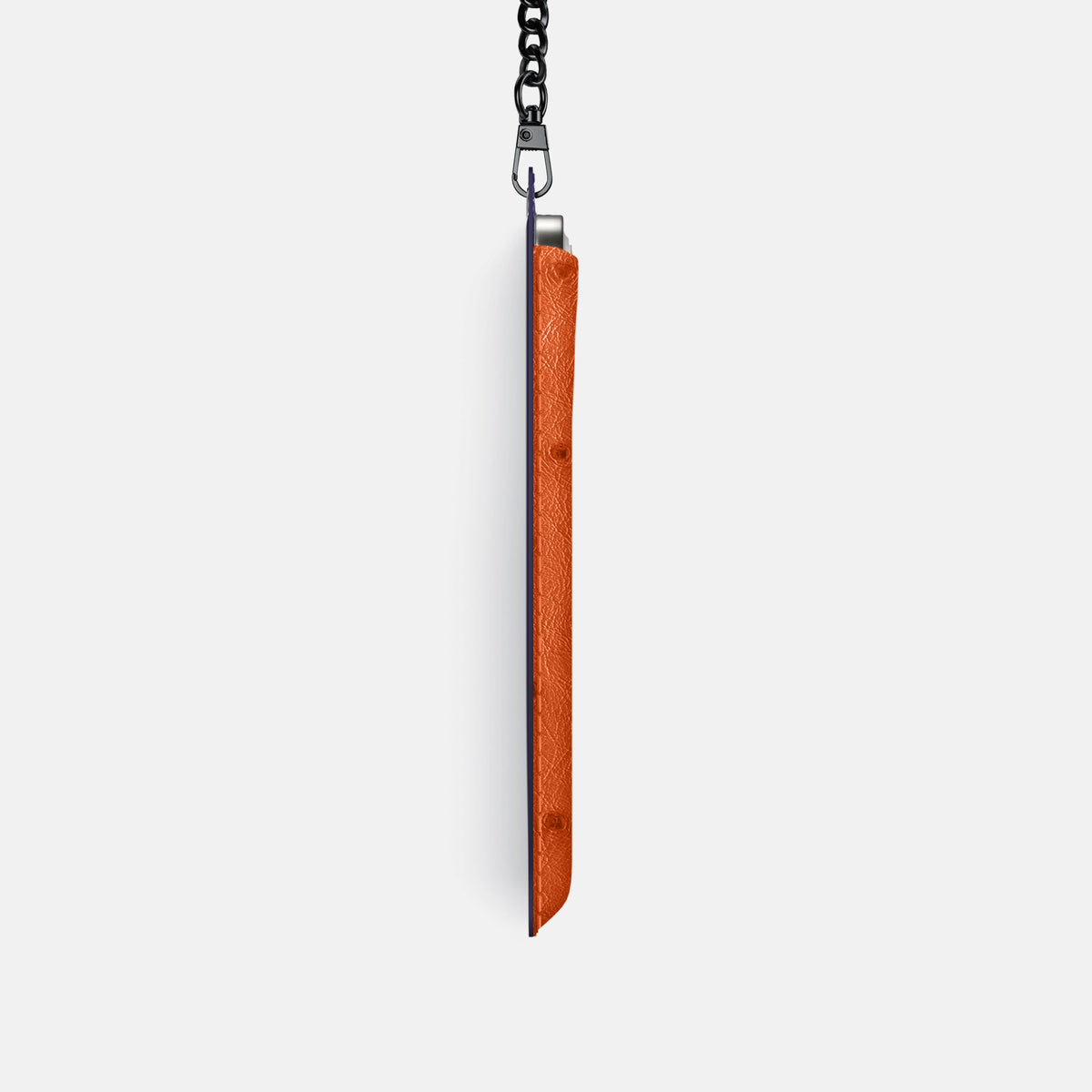 Crossbody Bag For iPhone 18 Pro In Ostrich -4 | Orange-Black