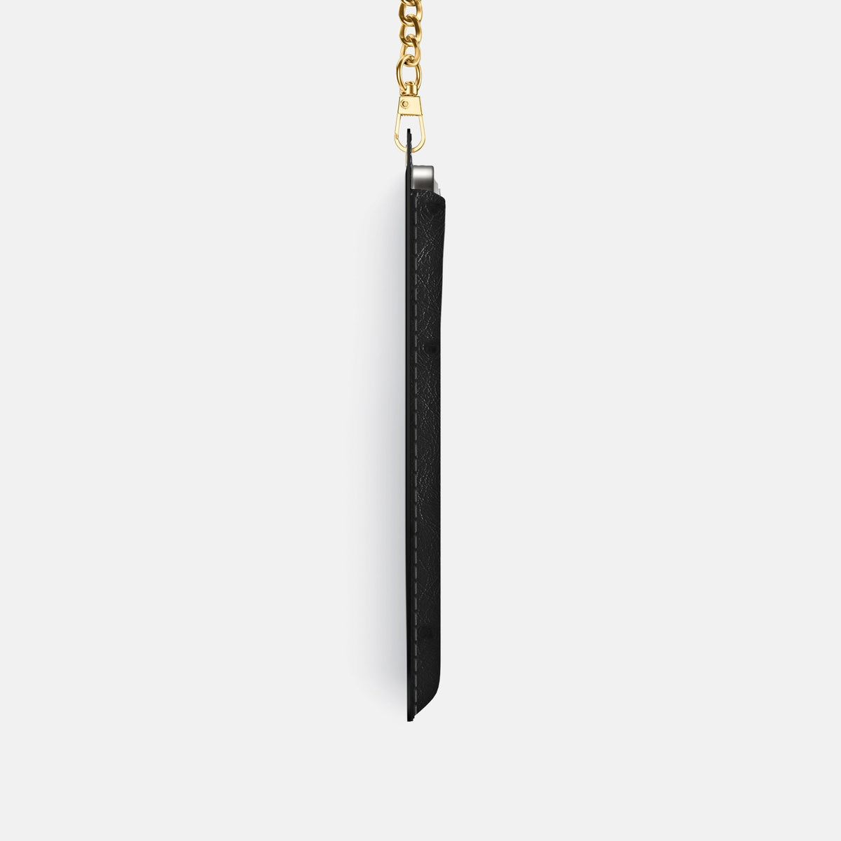 Crossbody Bag For iPhone 18 Pro In Ostrich -4 | Black-Gold