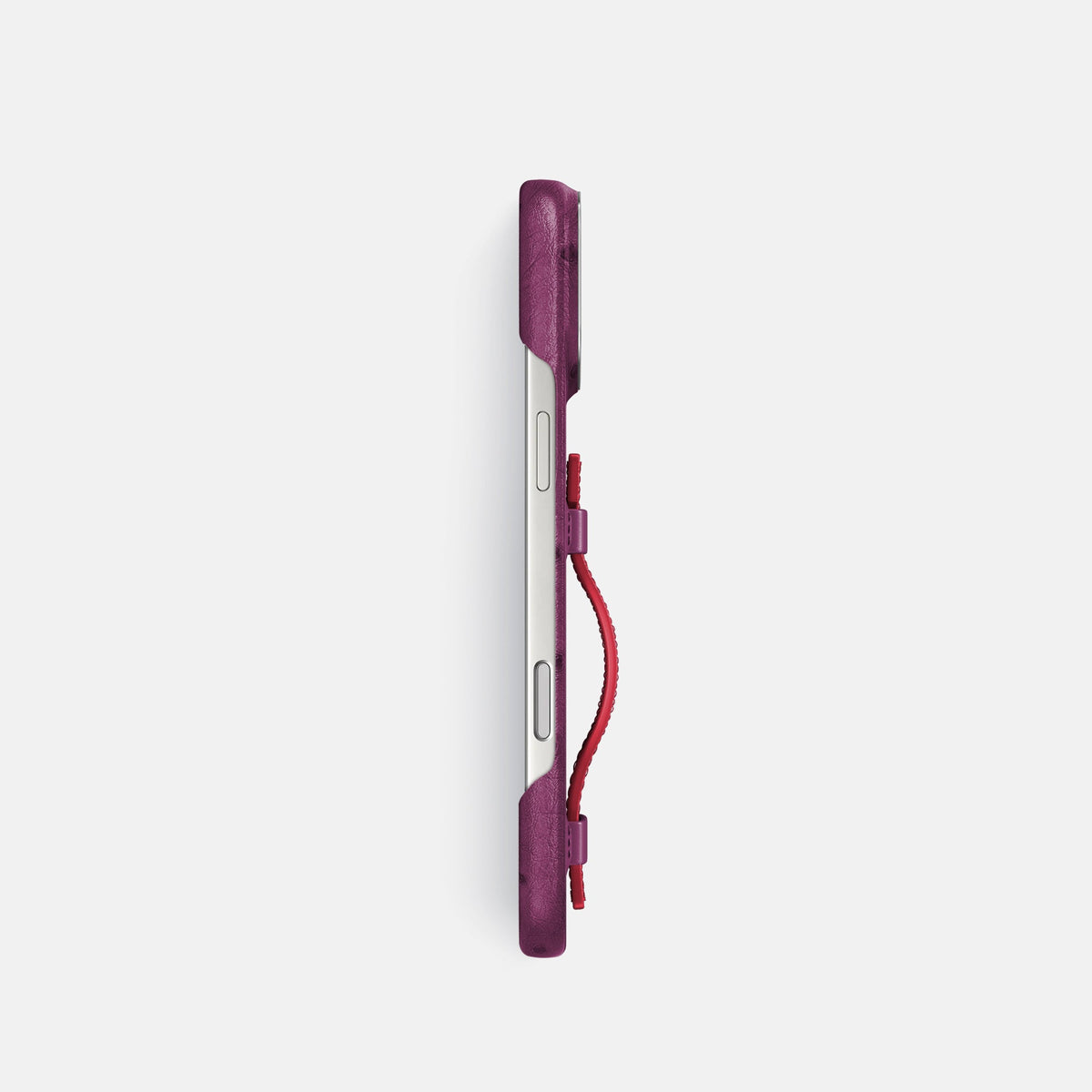 Handle Case Coloré For iPhone 18 Pro In Ostrich -3 | Purple-Steel