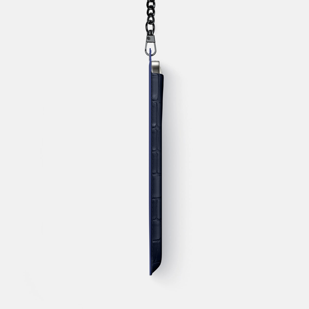 Crossbody Bag For iPhone 18 Pro Max In Alligator -4 | Navy-Blue-Black