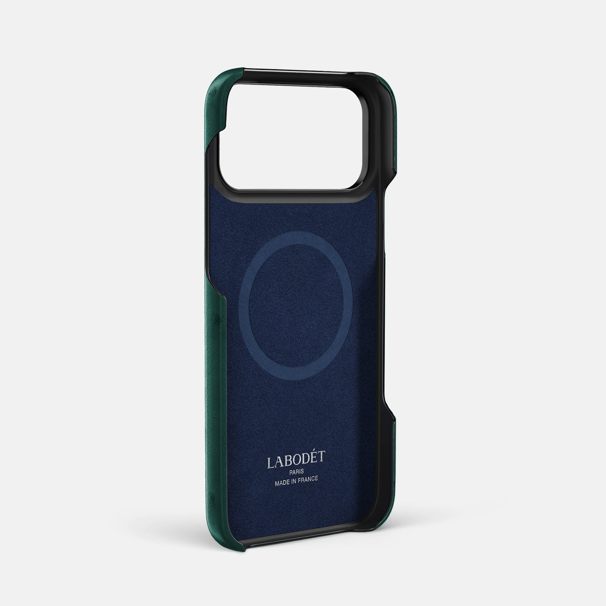 Classic Case For iPhone 17 Pro Max In Ostrich -4 | Forest-Green-Black