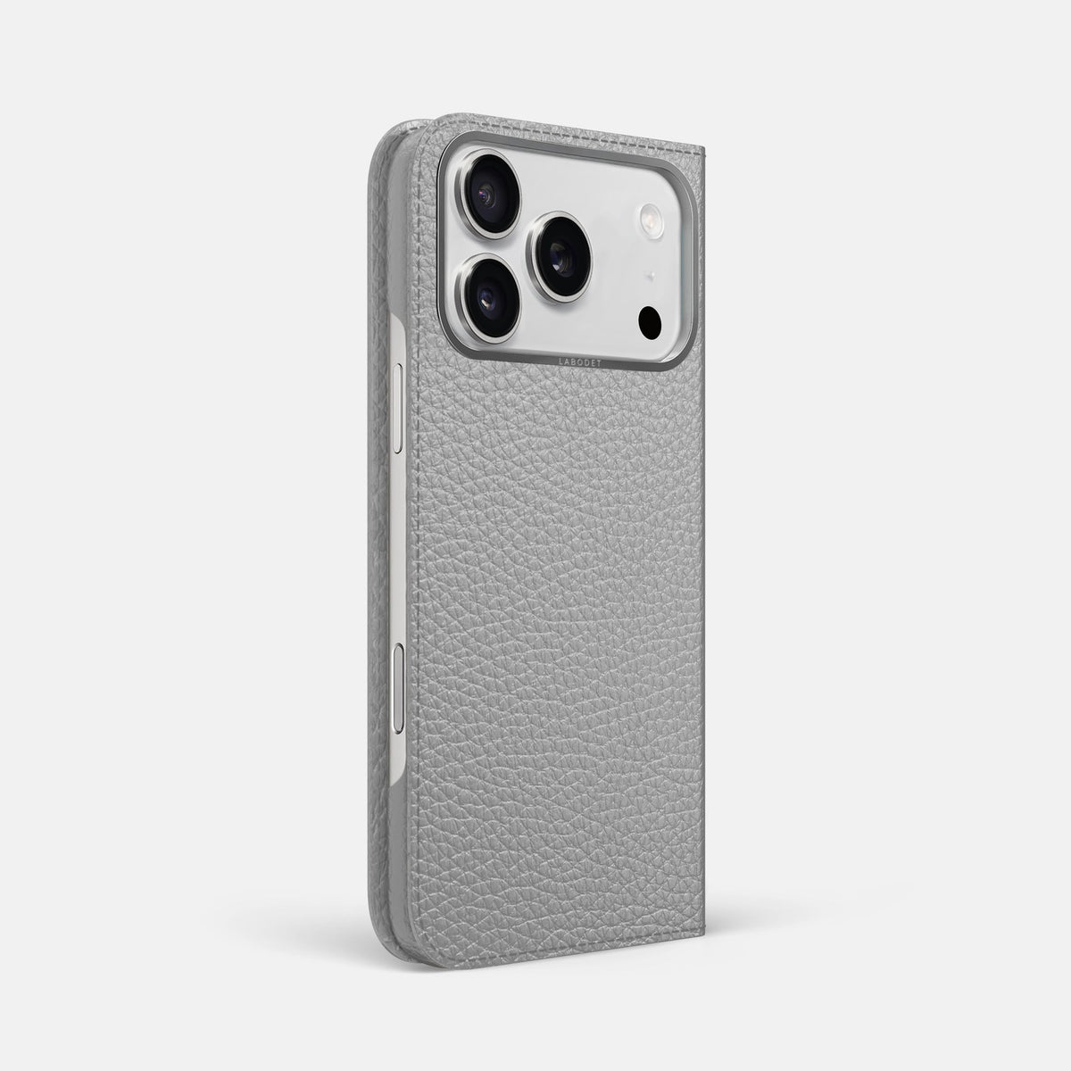 Folio Case For iPhone 18 Pro Max In Calf -1 | Nuage-Steel