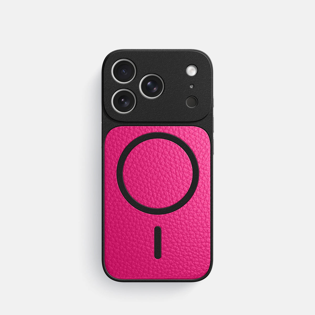 MagSafe Mask For iPhone 18 Pro In Calf -3 | Magenta