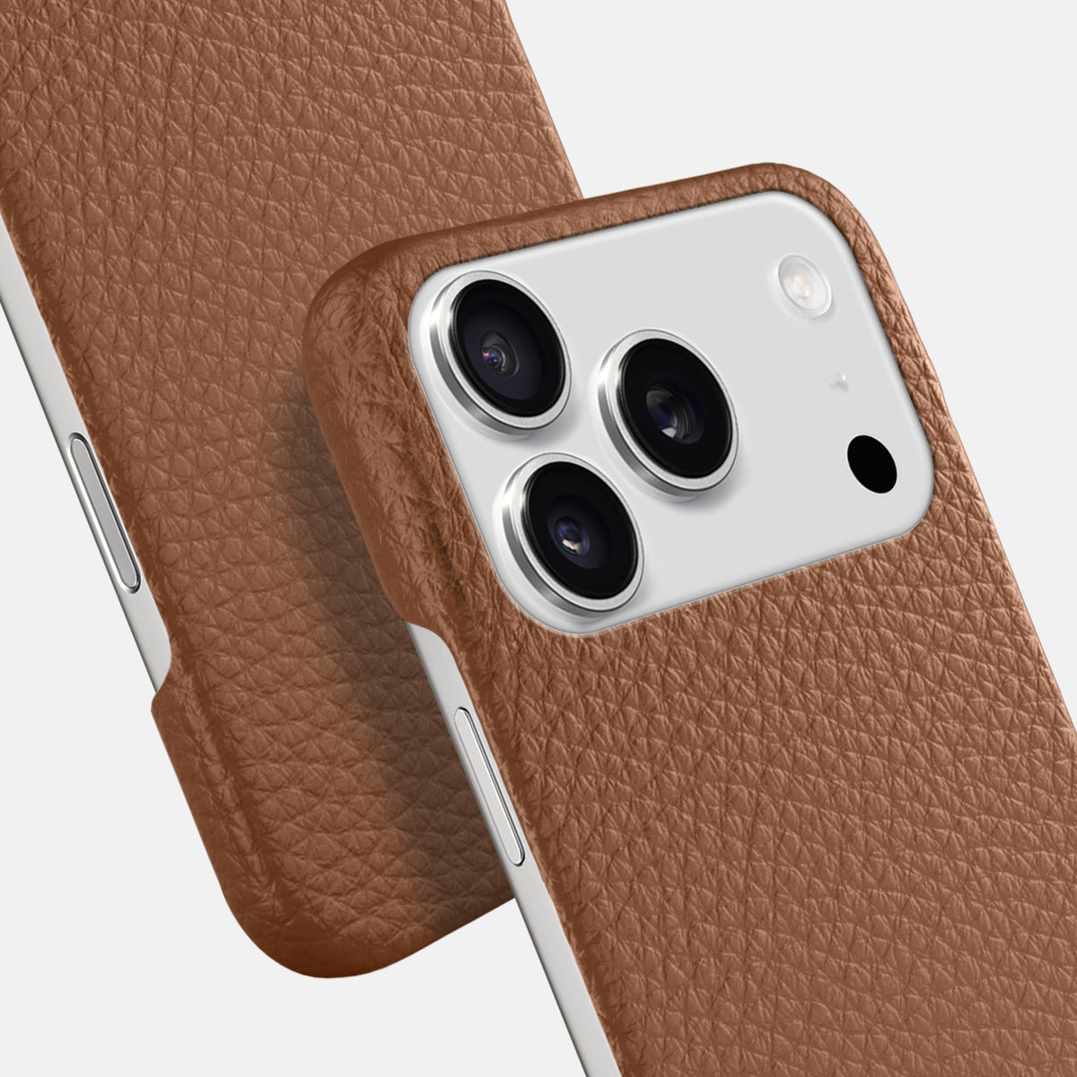 Slim Case For iPhone 17 Pro In Calf -6 | Caramel