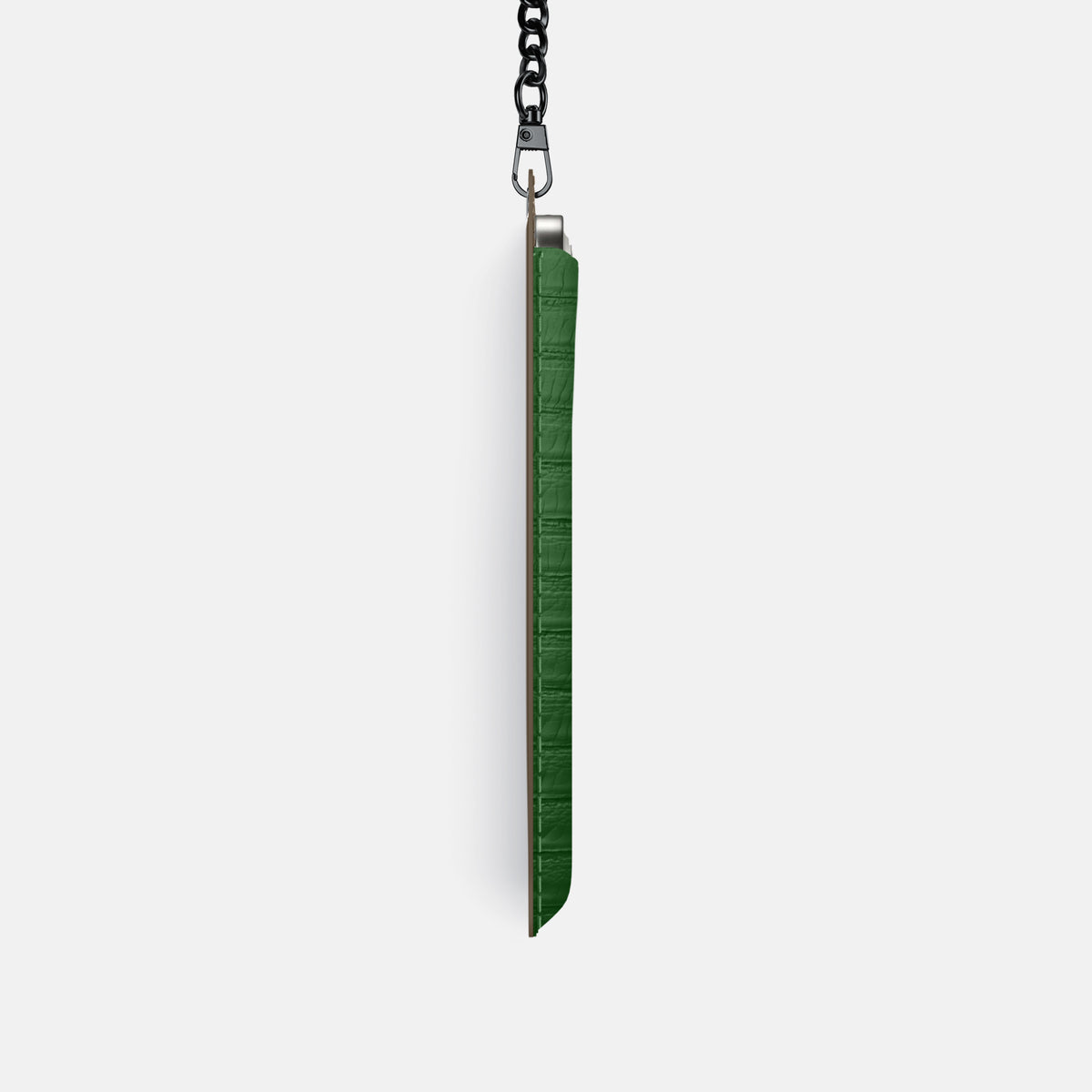Crossbody Bag For iPhone 17 Pro In Python -4 | Green-Black