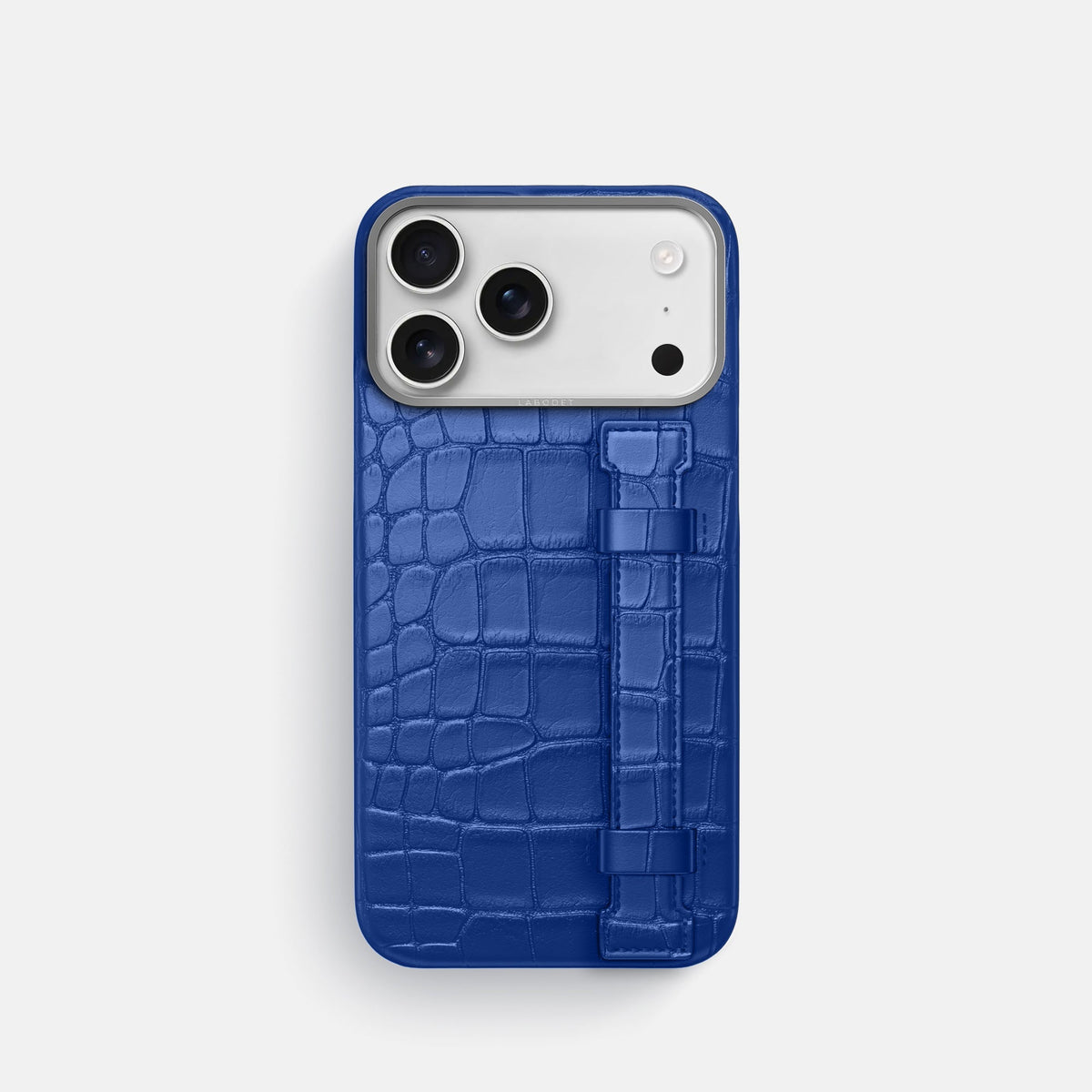 Handle Case For iPhone 18 Pro In Alligator -1 | Royal-Blue-Steel