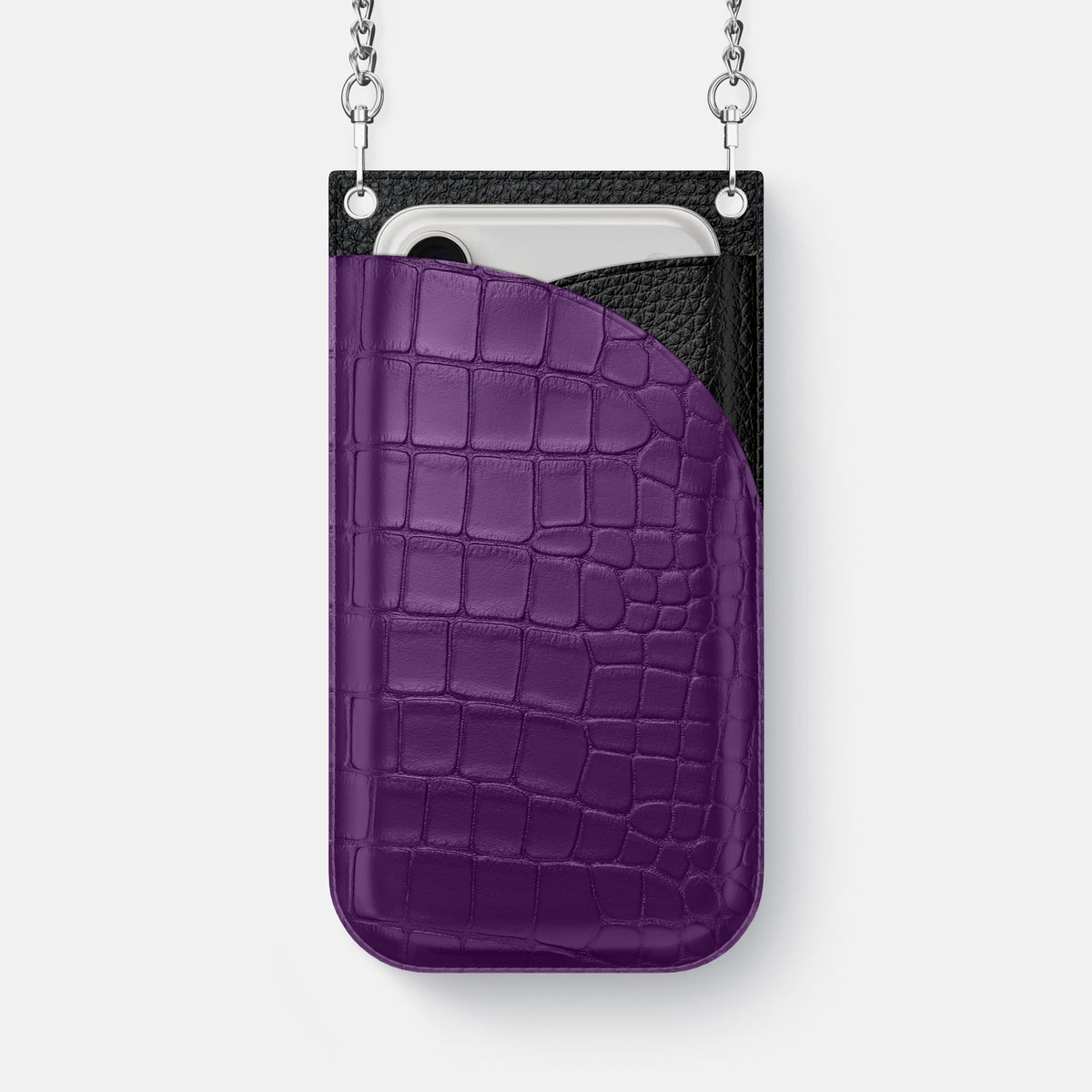 Crossbody Bag For iPhone 17 Pro In Alligator