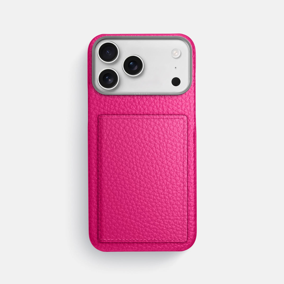Bi-Fold Case For iPhone 18 Pro Max In Calf -1 | Magenta-Steel