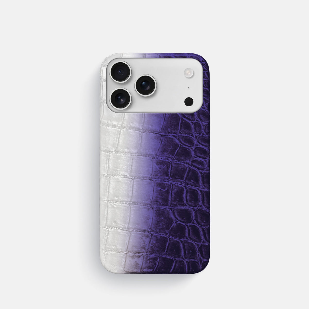 Slim Case For iPhone 18 Pro In Himalayan Crocodile -1 | Purple