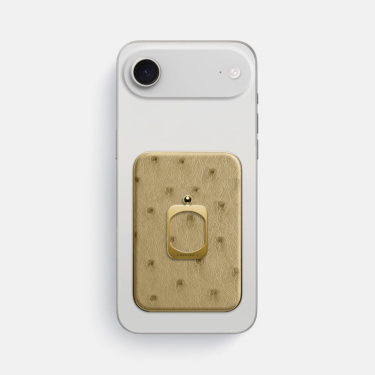 MagSafe Ring For iPhone 17 Air In Ostrich -2 | Desert-Sand-Gold