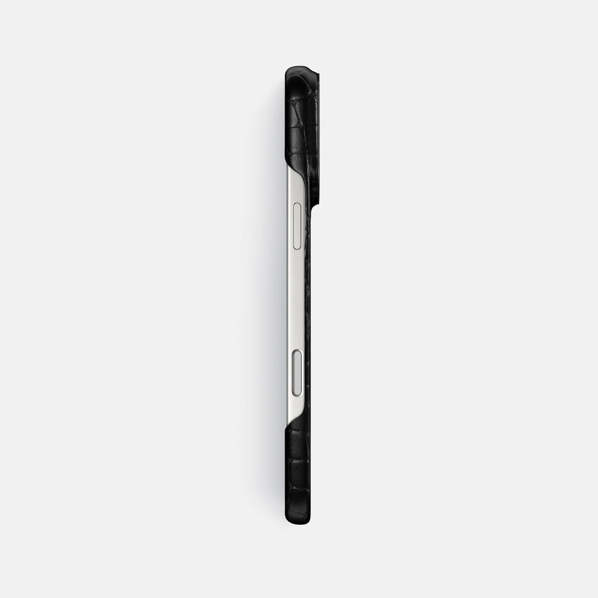 Classic Case For iPhone 18 Pro Max In Alligator -3 | Black-Black