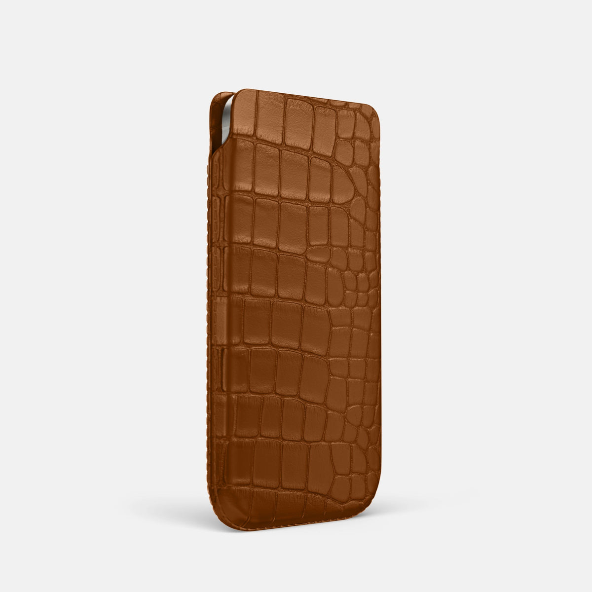 Pouch Case For iPhone 18 Pro In Alligator -2 | Honey
