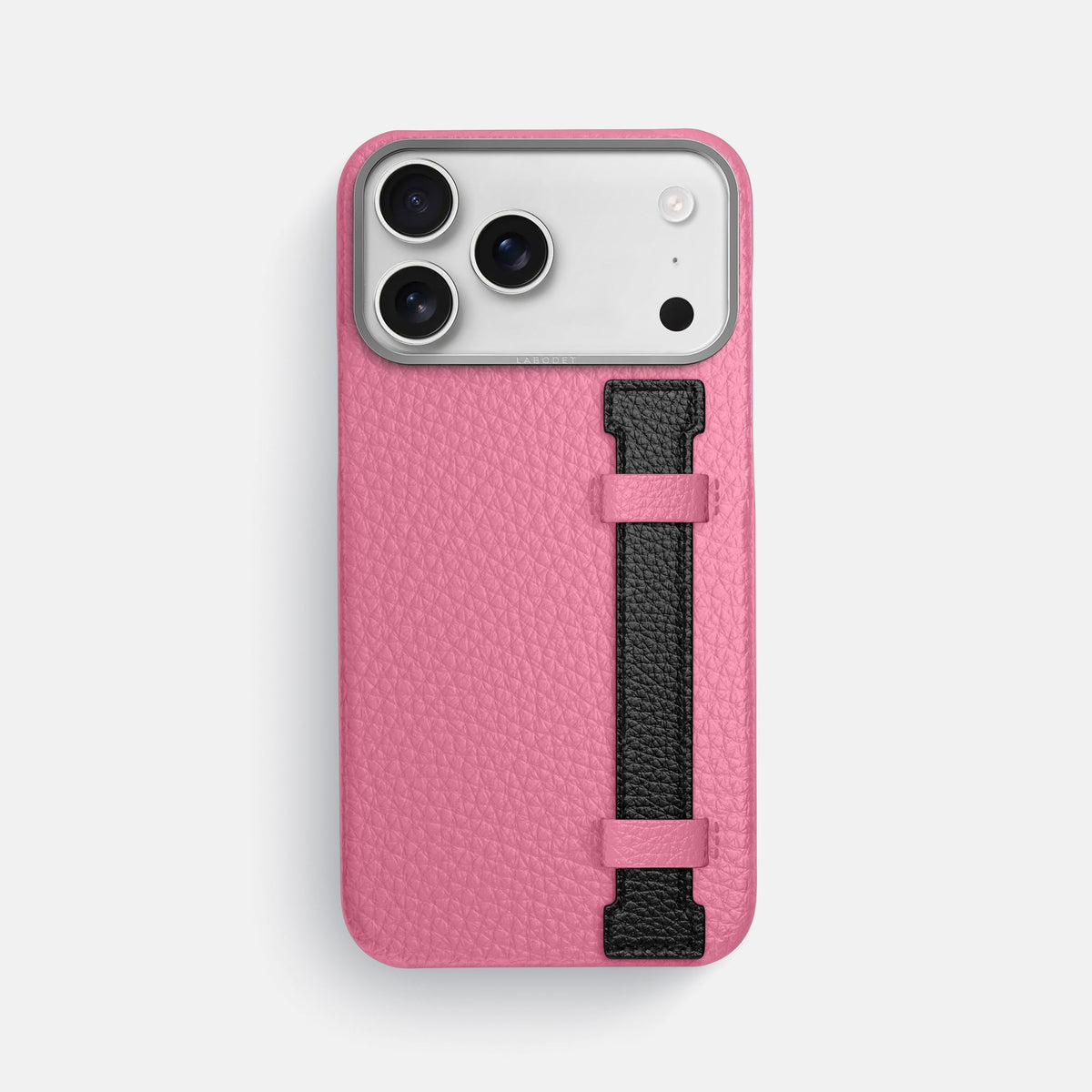 Handle Case Coloré For iPhone 18 Pro Max In Calf -1 | Pink-Steel