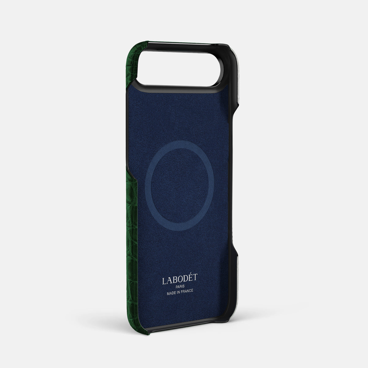 Finger Case For iPhone 17 Air In Himalayan Crocodile -4 | Green-Black