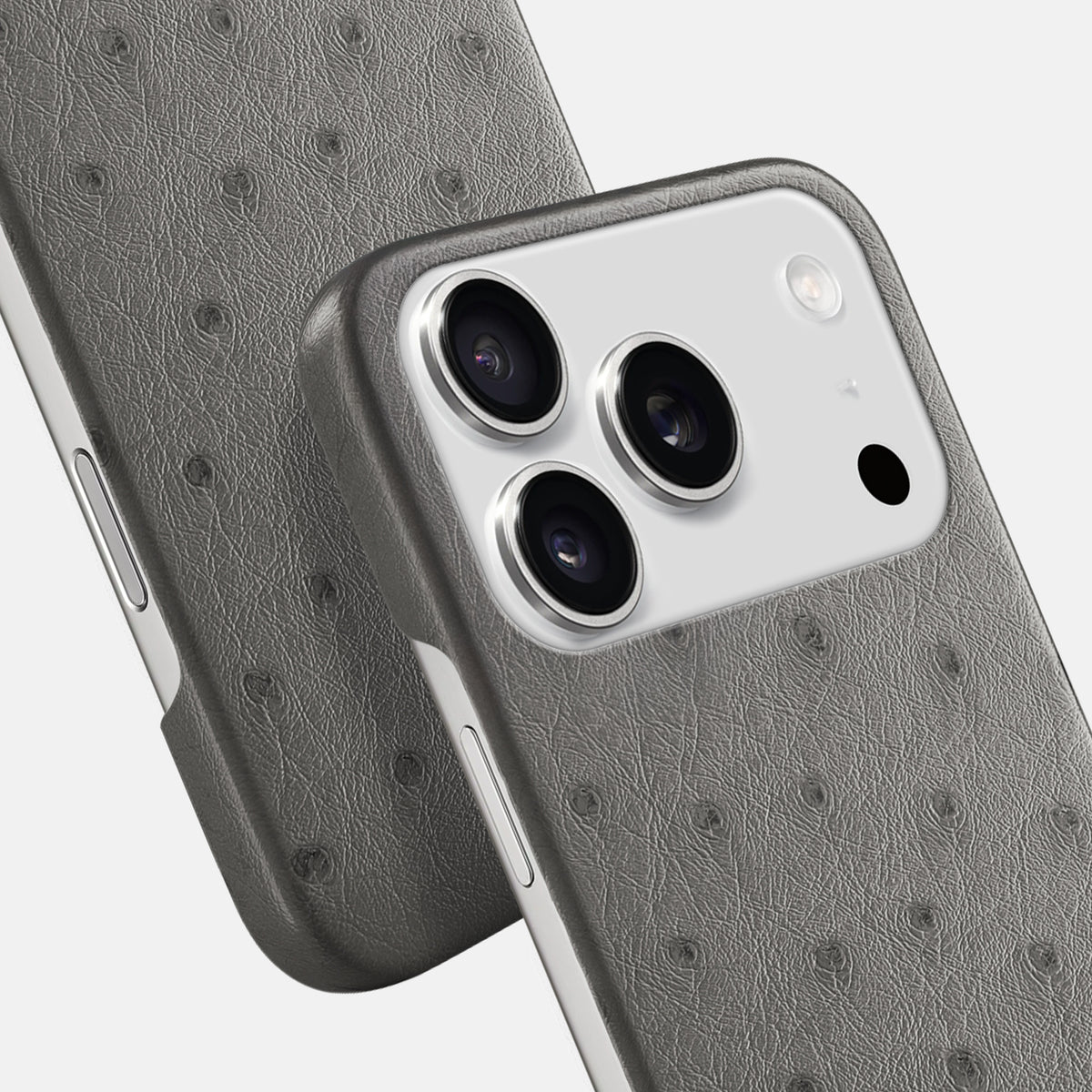 Slim Case For iPhone 17 Pro In Ostrich -6 | Grey