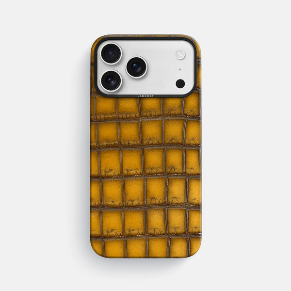 Classic Case For iPhone 17 Pro Max In Patina Alligator