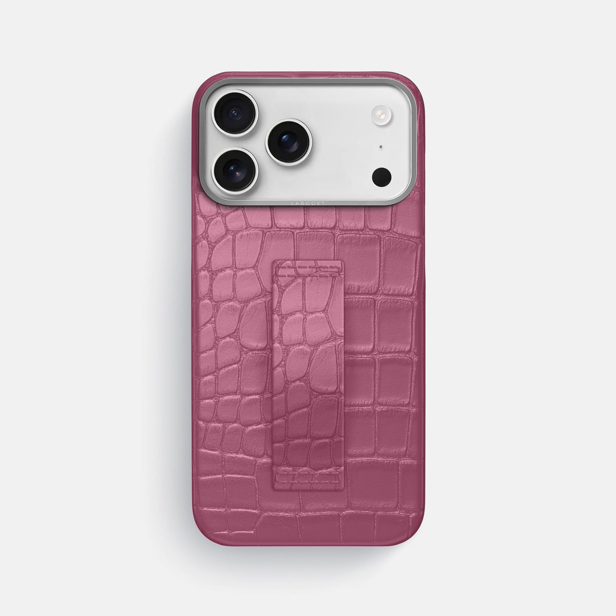 Finger Case For iPhone 18 Pro Max In Alligator -1 | Pink-Lagoon-Steel