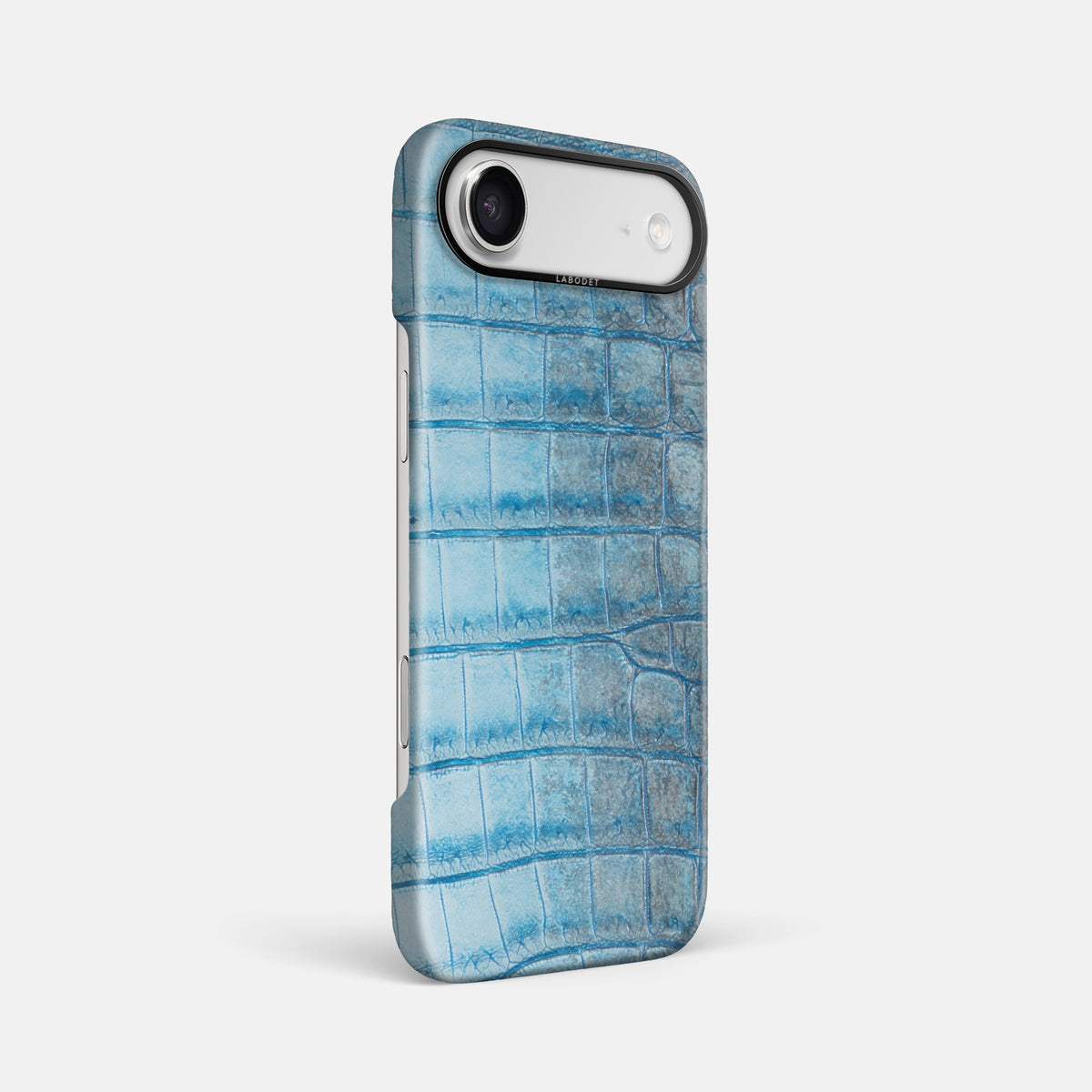 Classic Case For iPhone 17 Air In Himalayan Crocodile -2 | Ice-Blue-Black