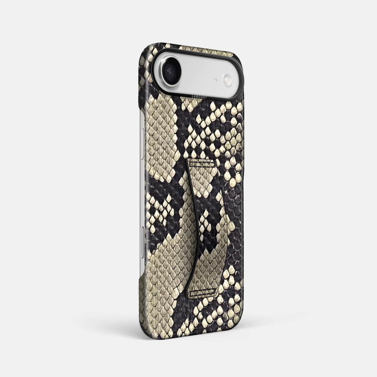 Finger Case For iPhone 17 Air In Deluxe Python -2 | Savannah-Black