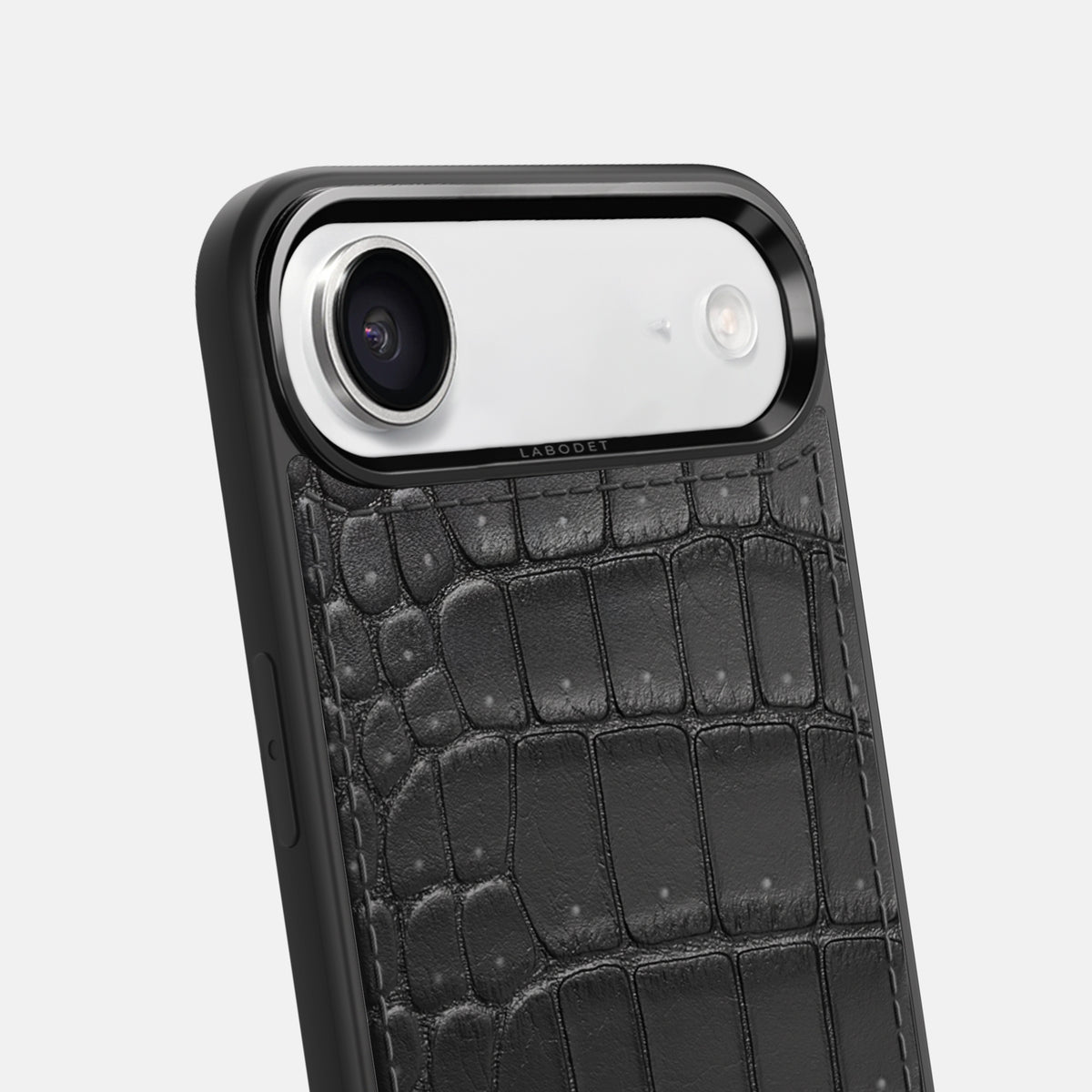 Sport Case For iPhone 17 Air In Porosus Crocodile -6 | Black