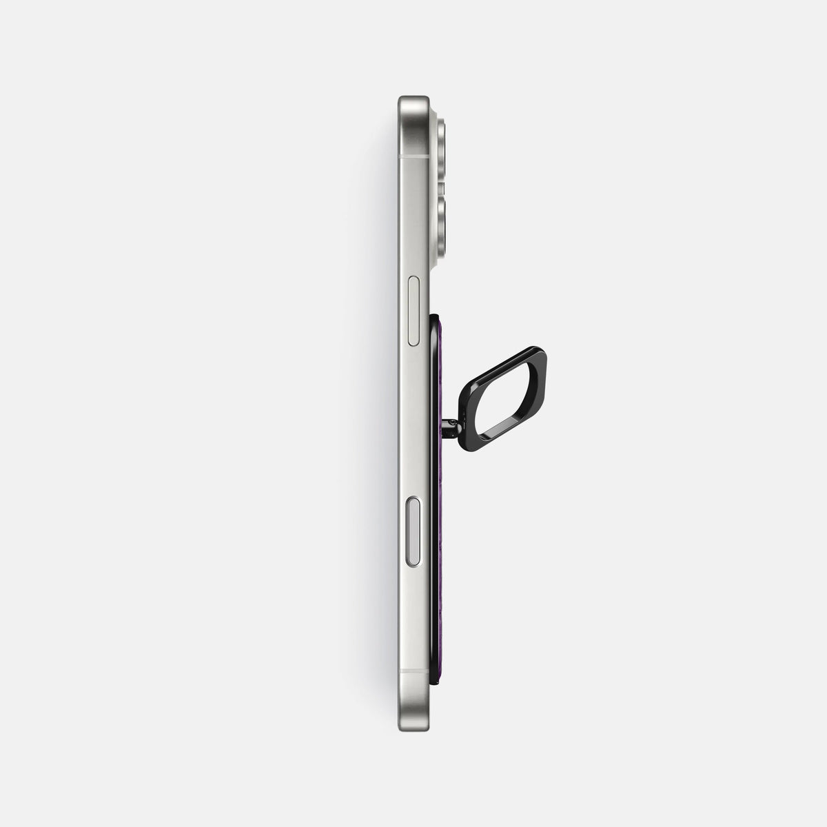 MagSafe Ring For iPhone 18 Pro Max In Alligator -3 | Purple-Black