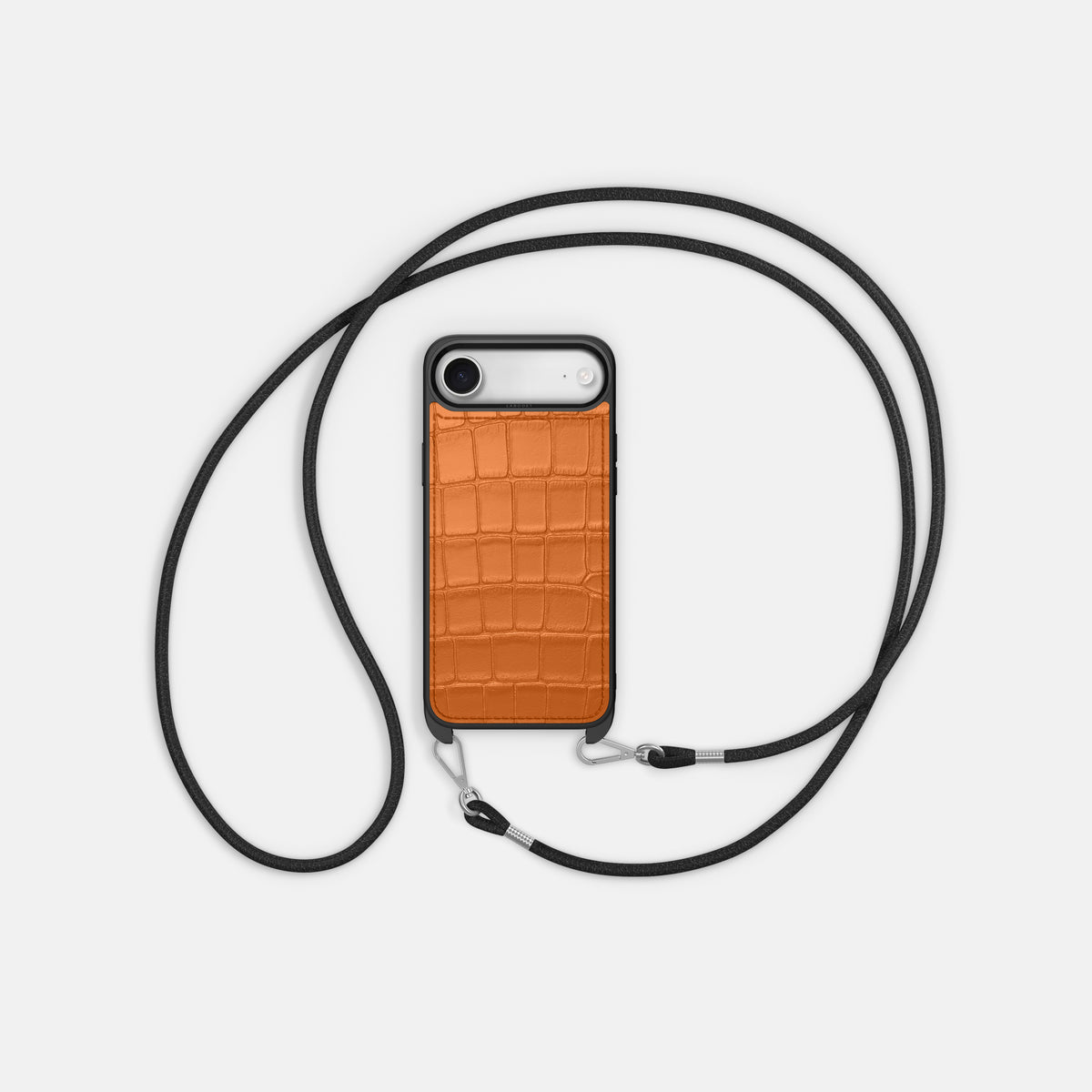 Crossbody Sport Case For iPhone 17 Air In Alligator -5 | Orange