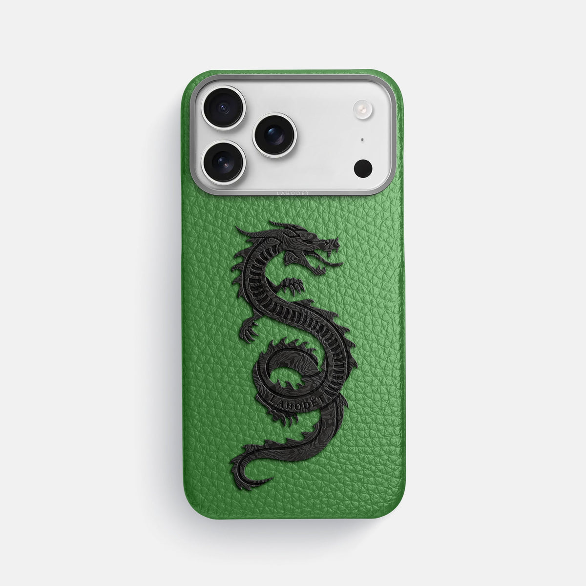 Classic Case With Carbon Dragon For iPhone 18 Pro Max In Calf -1 | Herb-Steel