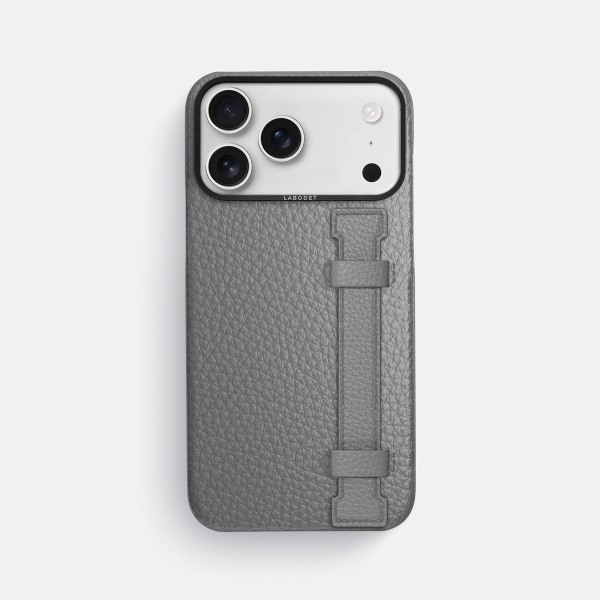 Handle Case For iPhone 18 Pro Max In Calf -1 | Souris-Black
