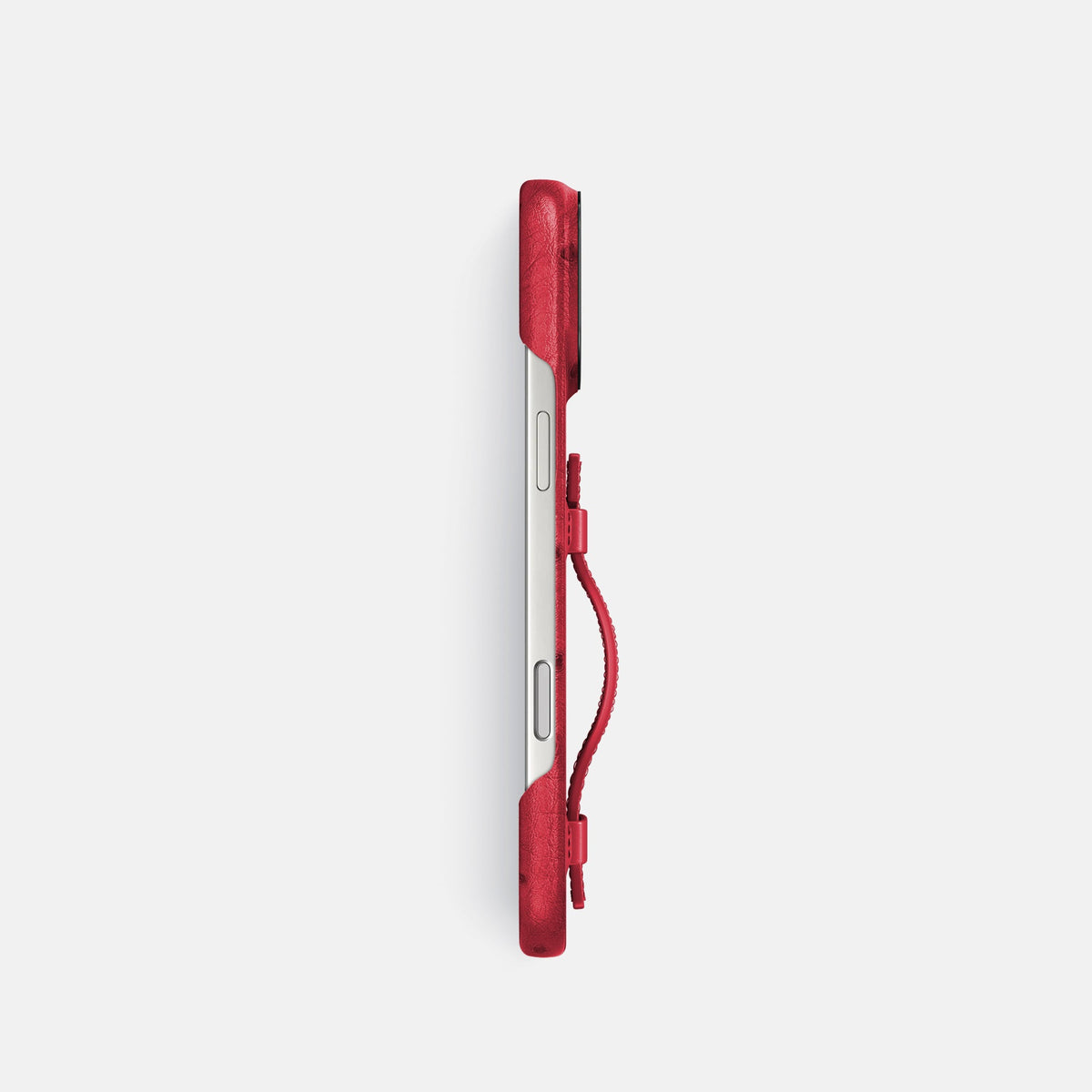 Handle Case For iPhone 18 Pro In Ostrich -3 | Red-Black
