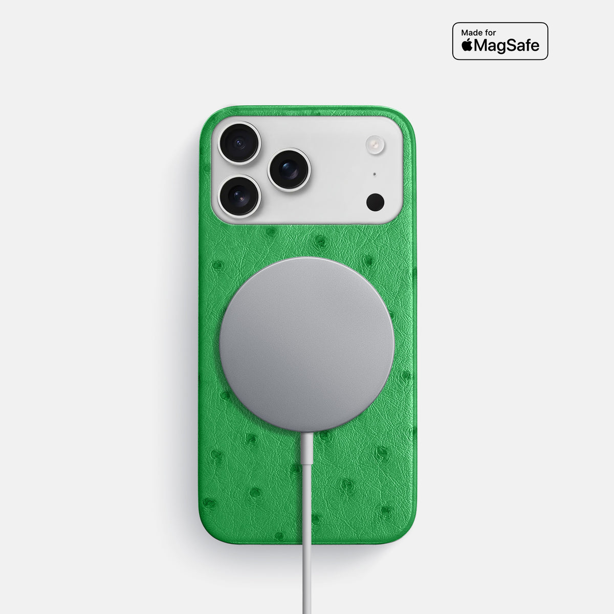 Slim Case For iPhone 17 Pro In Ostrich -5 | Kentucky-Green
