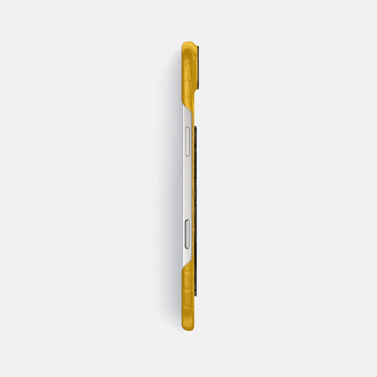 Classic Case With Carbon Dragon For iPhone 17 Air In Alligator -3 | Yellow-Black