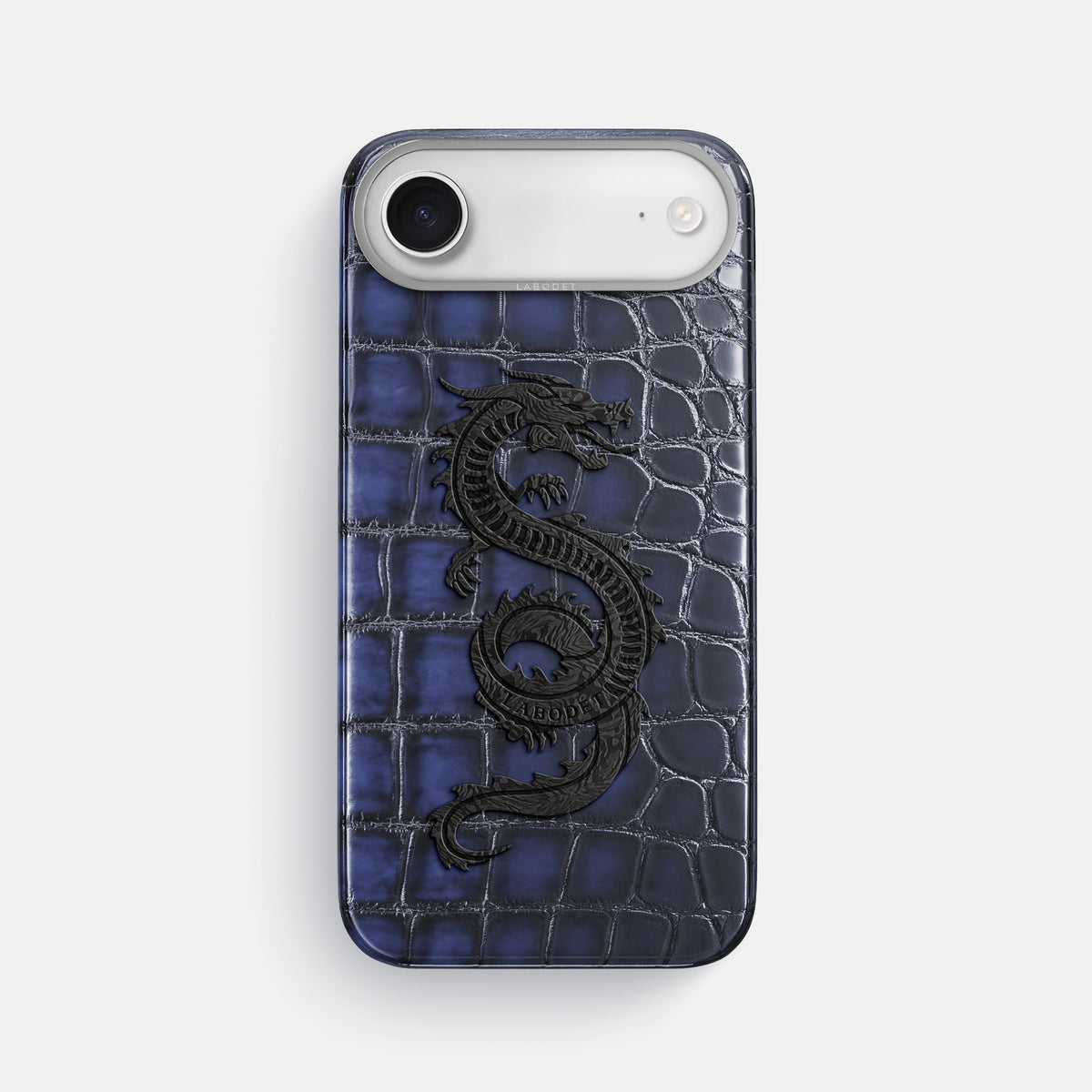 Classic Case With Carbon Dragon For iPhone 17 Air In Patina Alligator -1 | Havana-Blue-Steel