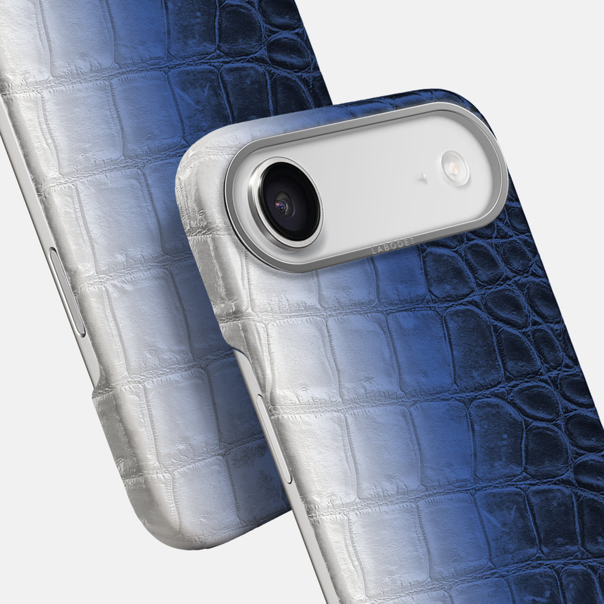 Classic Case For iPhone 17 Air In Himalayan Crocodile -5 | Navy-Blue-Steel