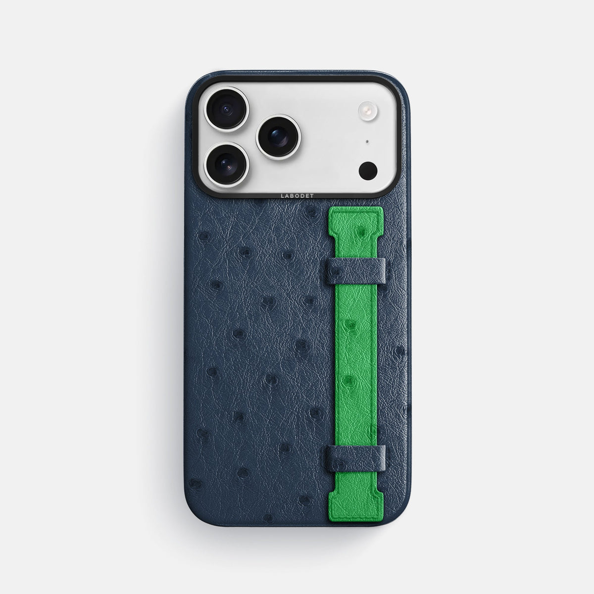 Handle Case Coloré For iPhone 18 Pro Max In Ostrich -1 | Navy-Blue-Black
