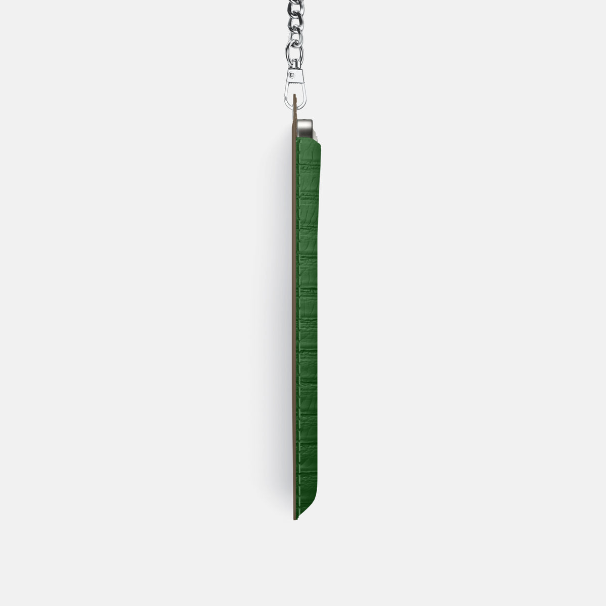 Crossbody Bag For iPhone 17 Pro In Python -4 | Green-Steel