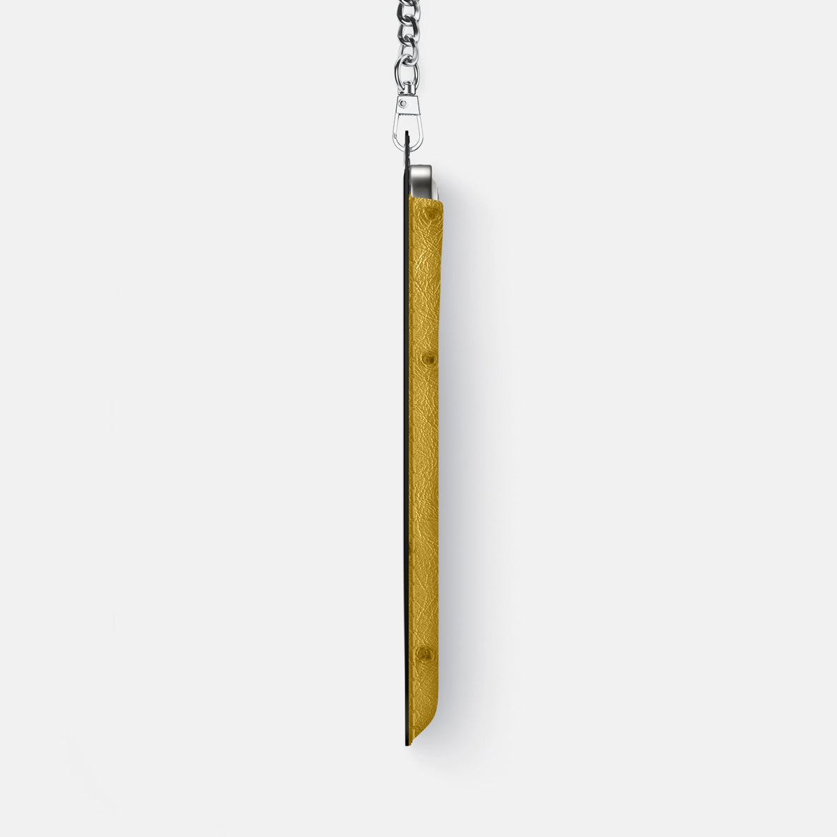 Crossbody Bag For iPhone 18 Pro Max In Ostrich -4 | Gold-Steel