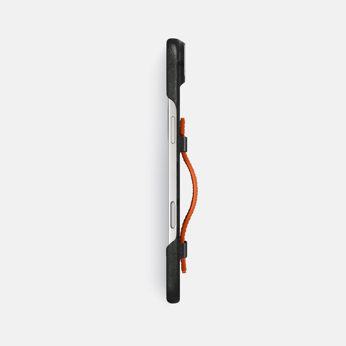Handle Case Coloré For iPhone 17 Air In Ostrich -3 | Black-Steel