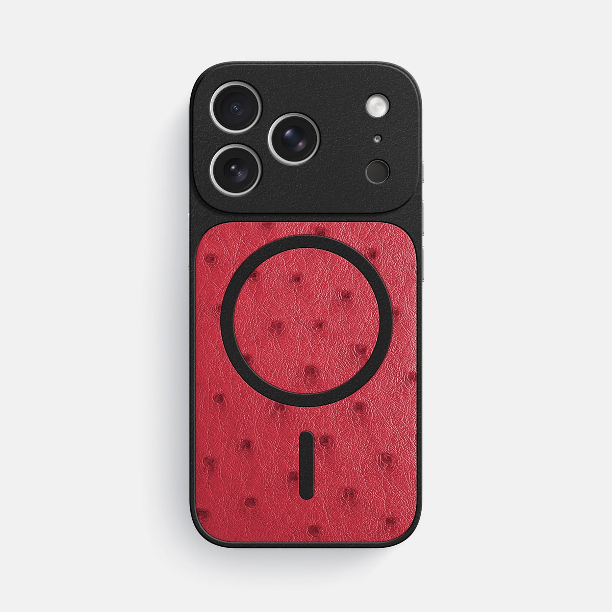 MagSafe Mask For iPhone 18 Pro Max In Ostrich -3 | Red