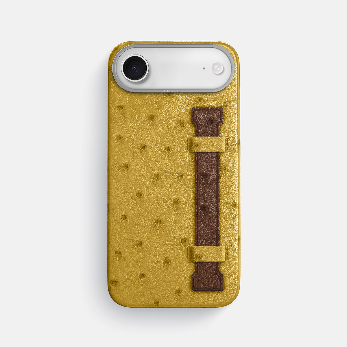 Handle Case Coloré For iPhone 17 Air In Ostrich -1 | Gold-Steel