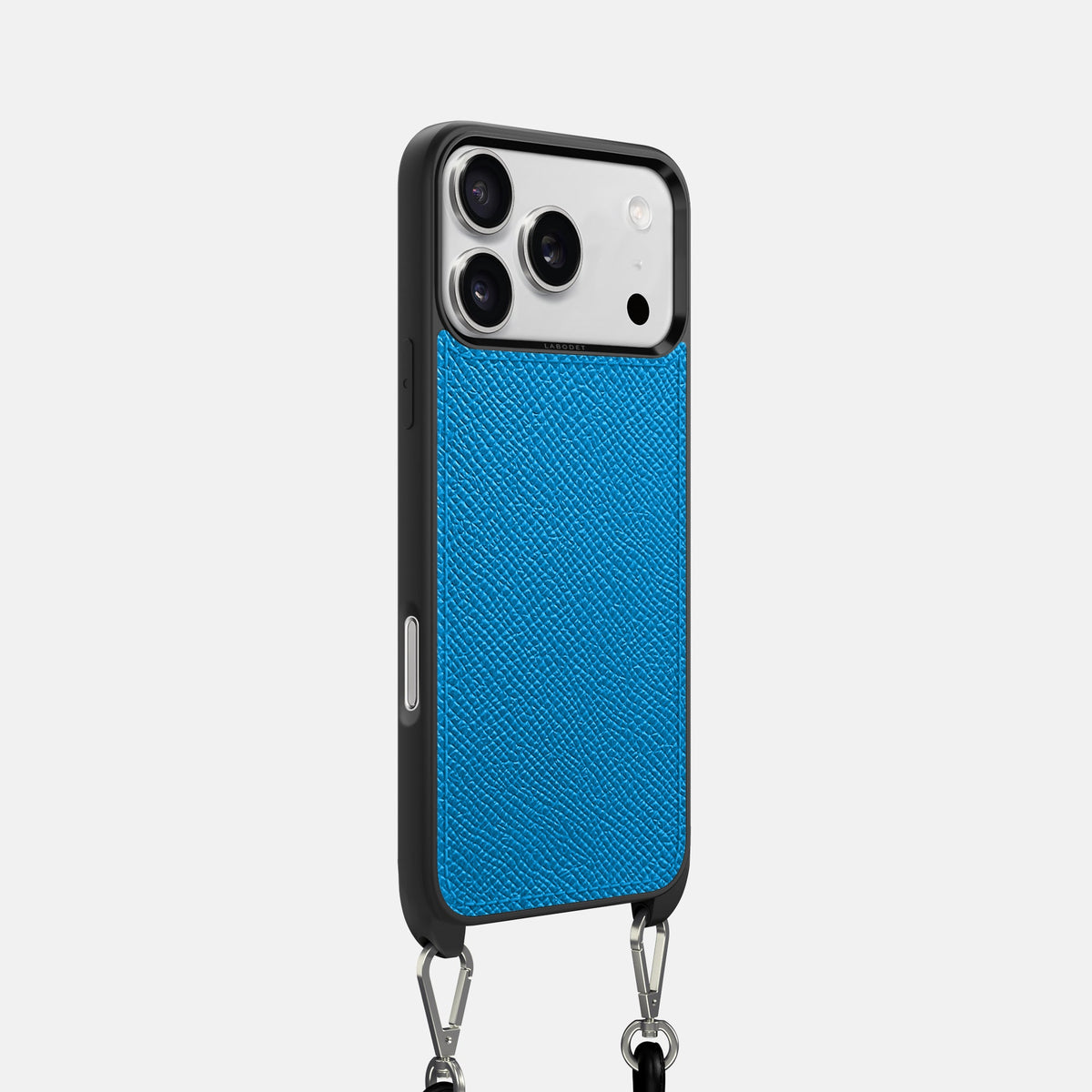 Crossbody Sport Case For iPhone 18 Pro In Epsom-Style Calf -2 | Sky-Blue