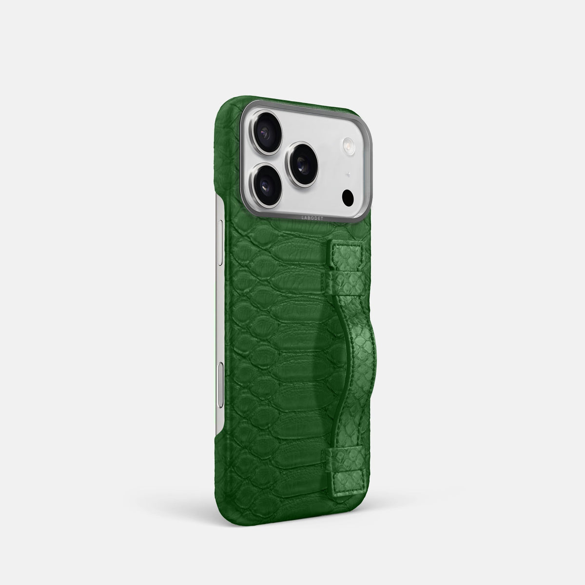 Handle Case For iPhone 18 Pro In Python -2 | Green-Steel