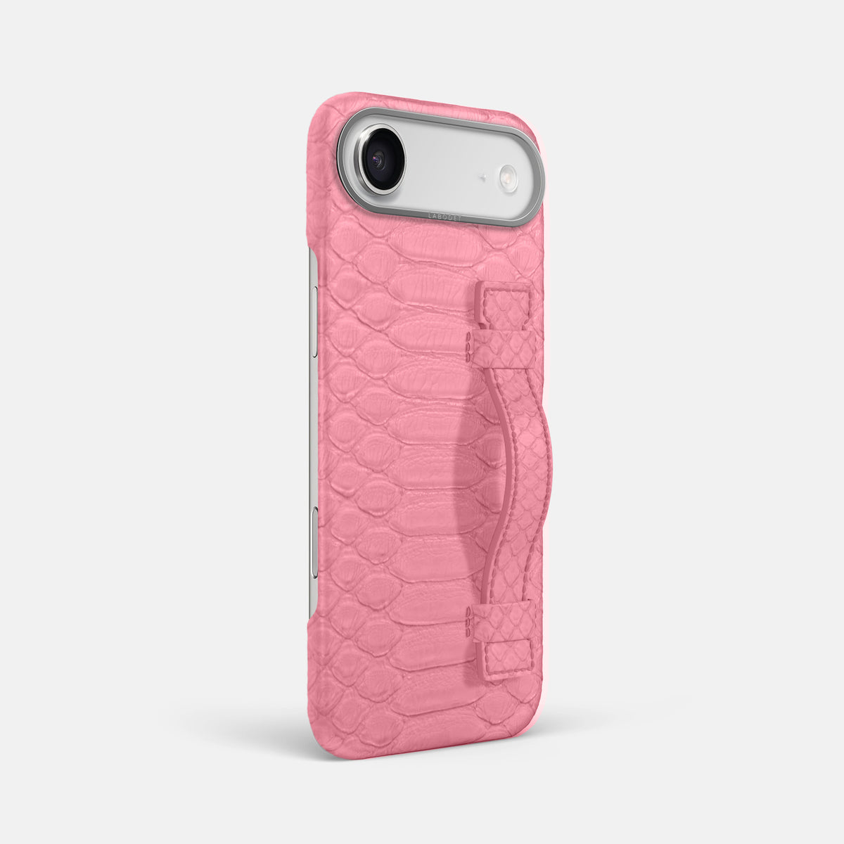 Handle Case For iPhone 17 Air In Python -2 | Pink-Steel